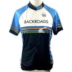 Louis Garneau Go Active Backroads 2/3 Zip Cycling Biking Jersey Women's Med NEW